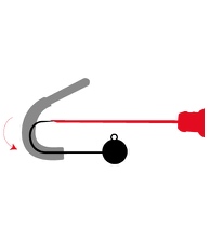 リギングナビゲーター ワームをまっすぐ刺す革命的な便利グッズ 絶対に曲がらせない