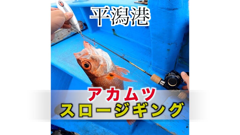 平潟港でアカムツ狙いの中深海スロージギング ｜おすすめタックルと釣り船を紹介